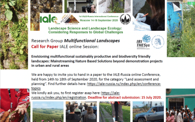 Research Group Multifunctional Landscapes – Call for Paper IALE online Session