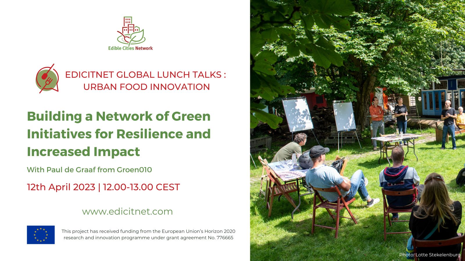 Lunch Talk Webinar about Urban Agriculture in Guangzhou, China